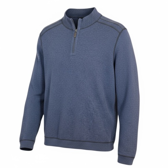 Tommy Bahama Other - Tommy Bahama Flip Shore reversible long sleeve 1/2 zip shirt. Size XL TG GUC